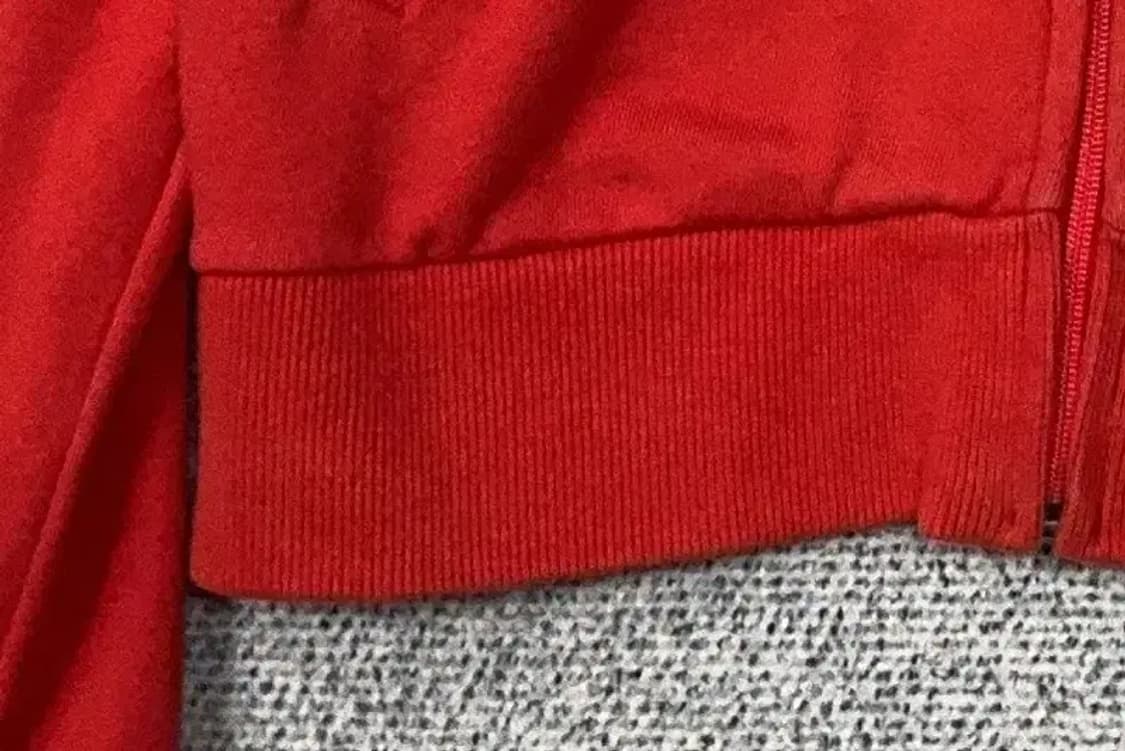 푸마 레트로 스펠 로고 레드 트랙탑 집업 저지 L 상품이미지6