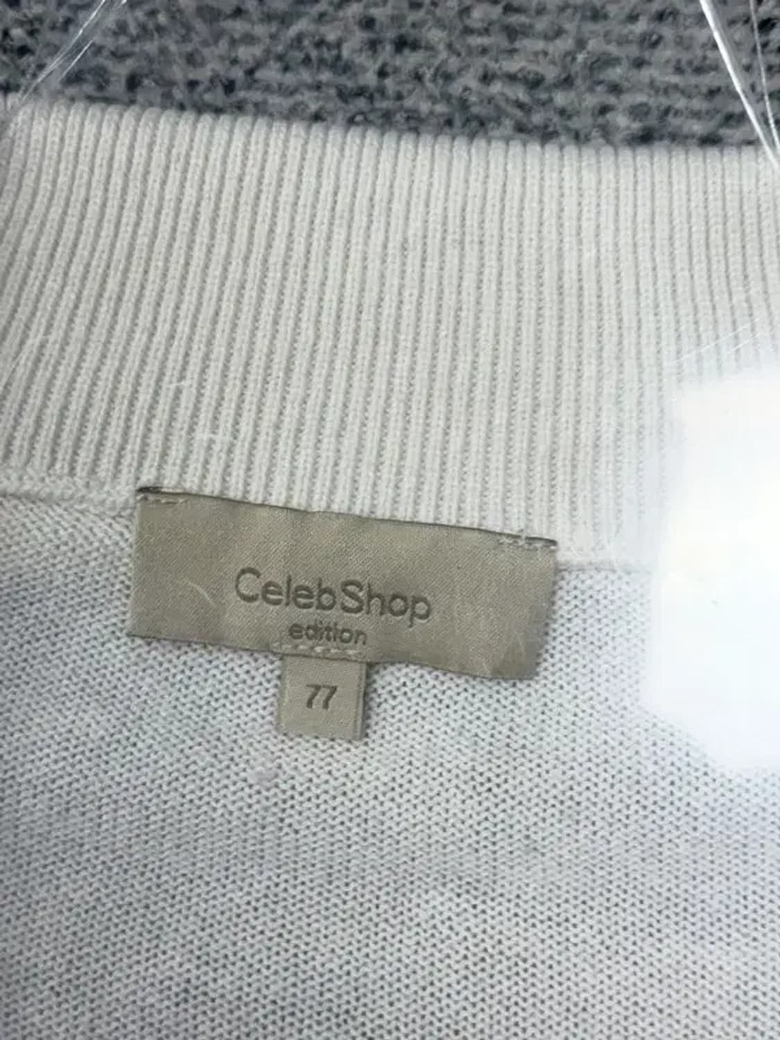 클럽모나코 스트라이프 화이트 빅카라 니트 95 상품이미지6