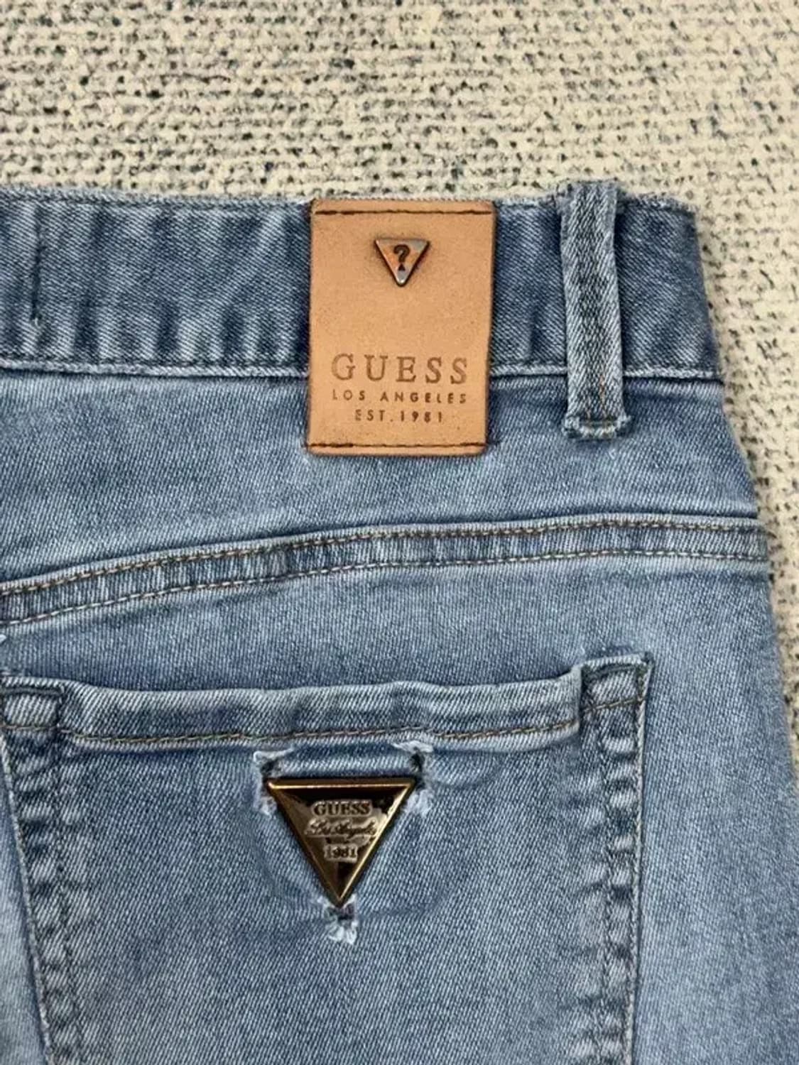 게스 연청 캐주얼 여성 청바지 76(30) 상품이미지6