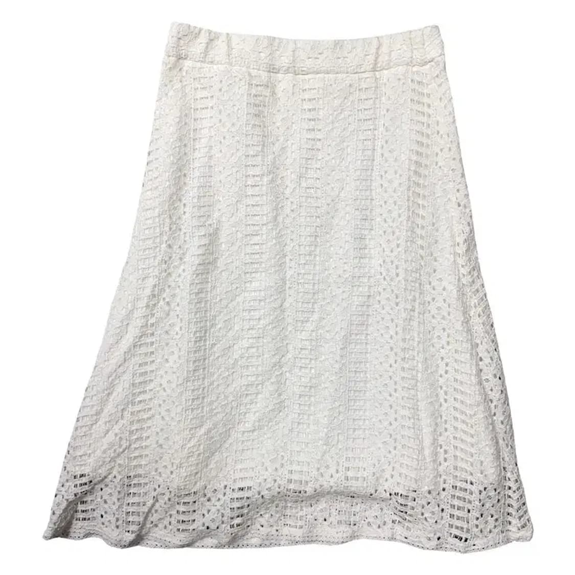 조르쥬 레쉬 화이트 빈티지 스커트 L(구 77) 상품이미지1