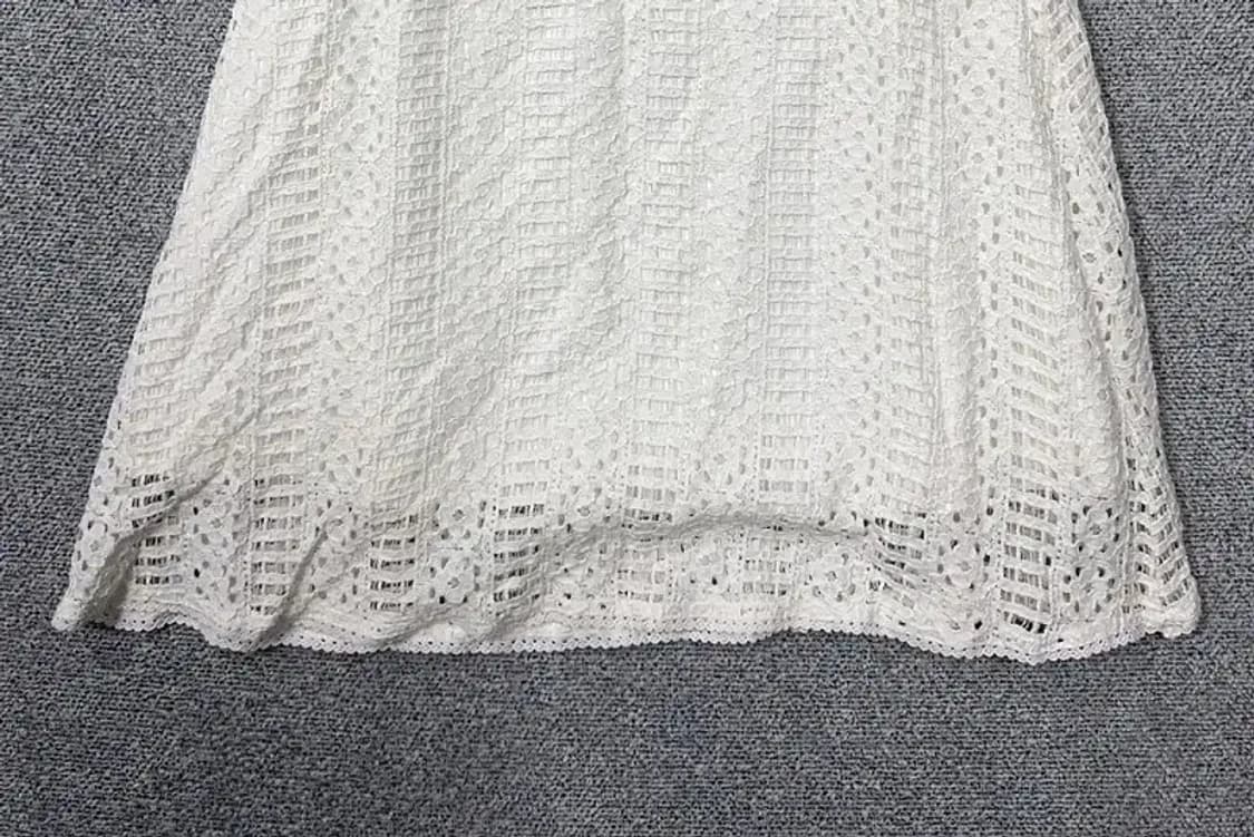 조르쥬 레쉬 화이트 빈티지 스커트 L(구 77) 상품이미지4