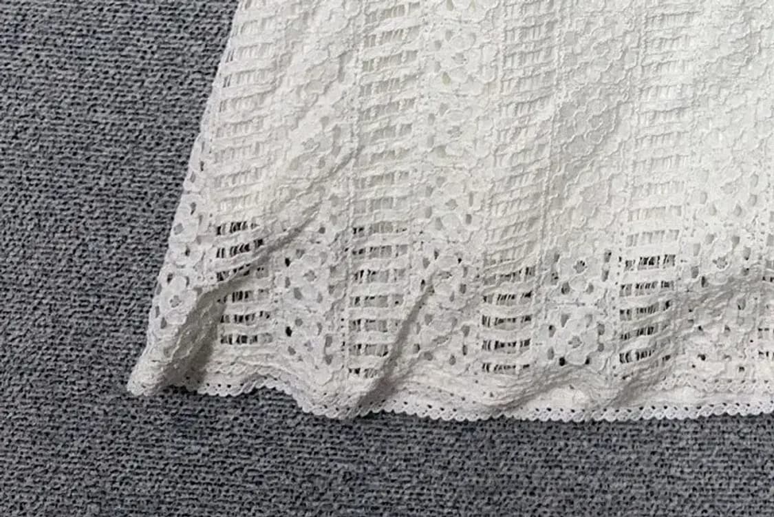 조르쥬 레쉬 화이트 빈티지 스커트 L(구 77) 상품이미지6