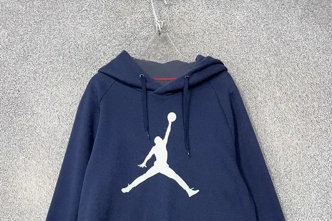 조던 프린팅 네이비 후드티 L 상품이미지3