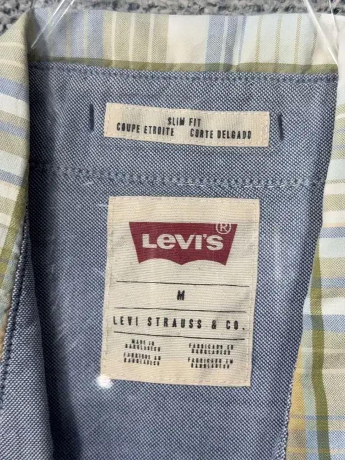 리바이스 빈티지 체크 투포켓 셔츠 M 상품이미지7