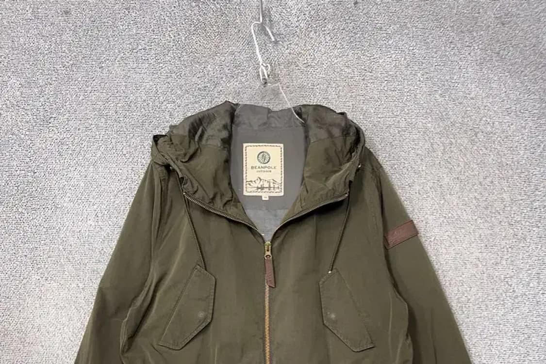 빈폴 카키 허리 밴딩 야상 나일론 자켓 100 상품이미지3