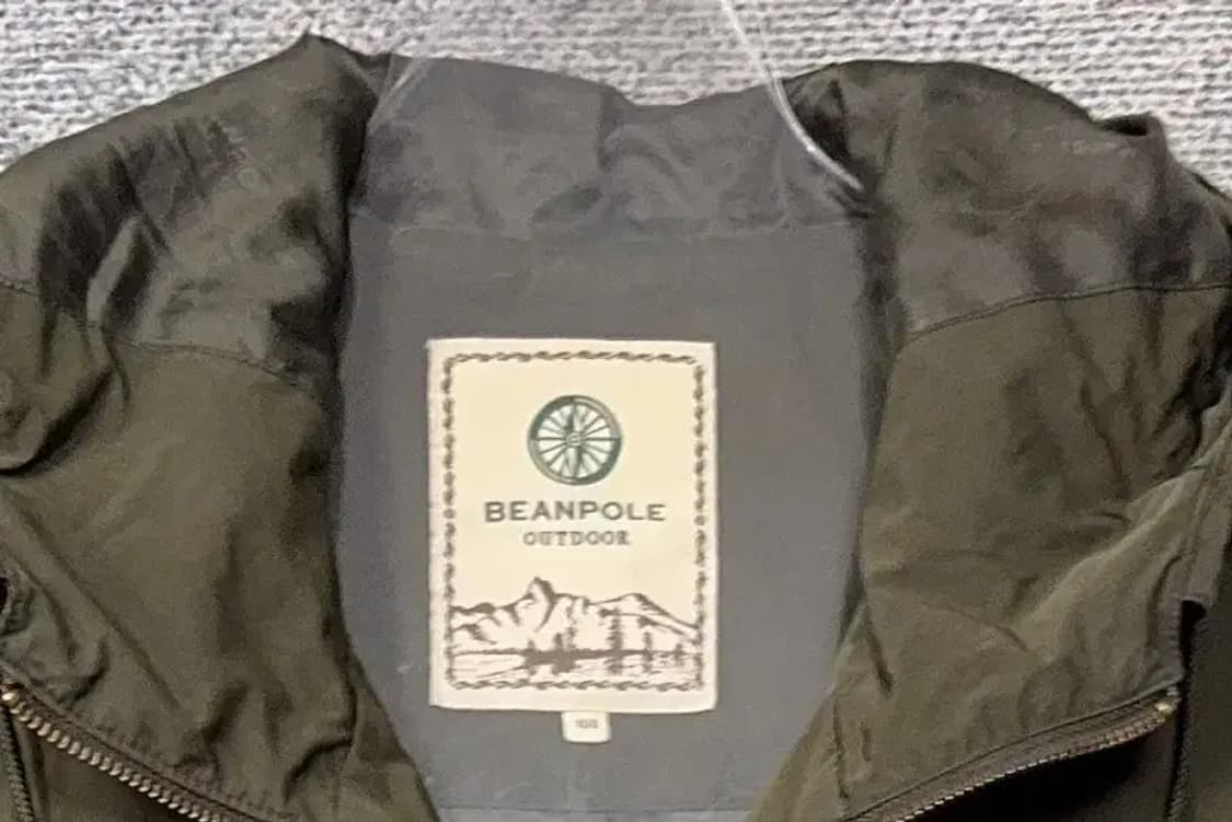 빈폴 카키 허리 밴딩 야상 나일론 자켓 100 상품이미지5