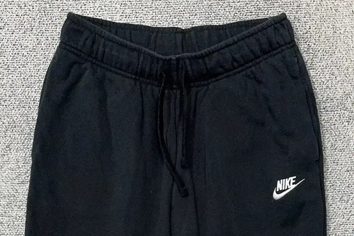 나이키 블랙 로고 밴딩 조거팬츠 S 상품이미지3