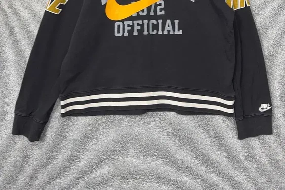 나이키 빈티지 프린팅 블랙 후드티 XXL 상품이미지4