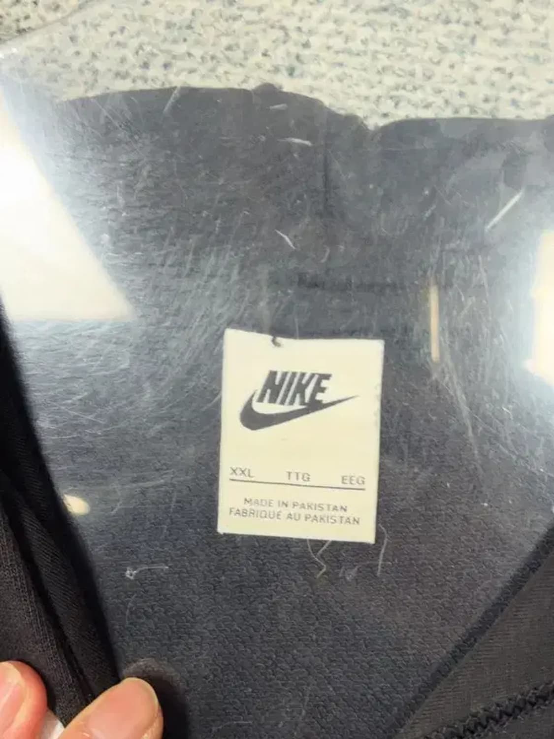 나이키 빈티지 프린팅 블랙 후드티 XXL 상품이미지7