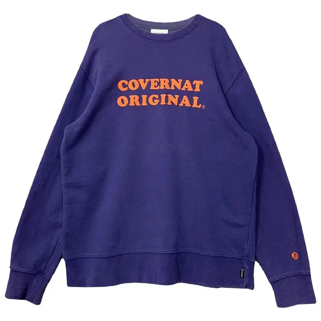 커버낫 프린팅 퍼플 맨투맨 M 상품이미지1