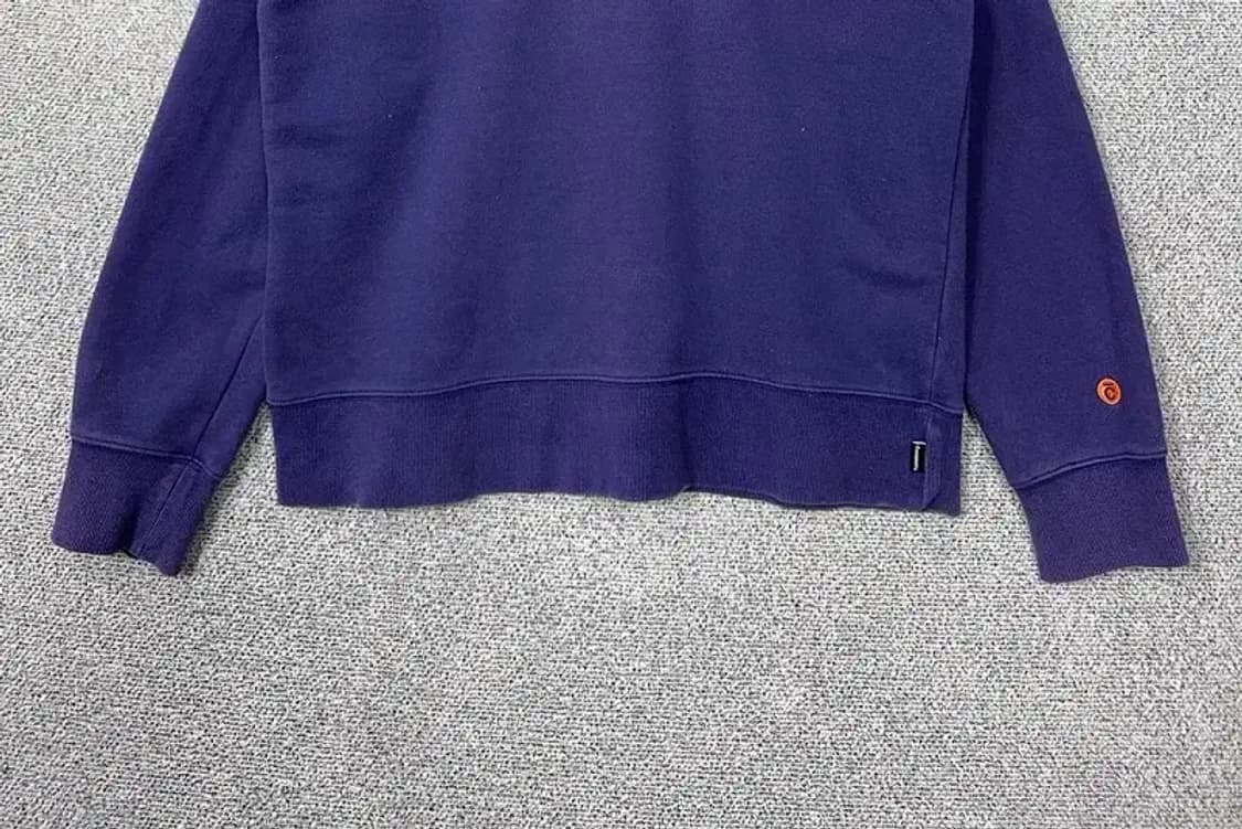 커버낫 프린팅 퍼플 맨투맨 M 상품이미지4