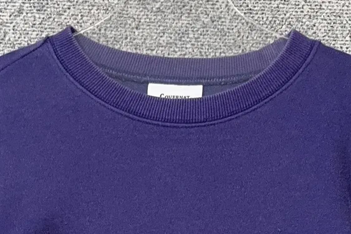 커버낫 프린팅 퍼플 맨투맨 M 상품이미지5