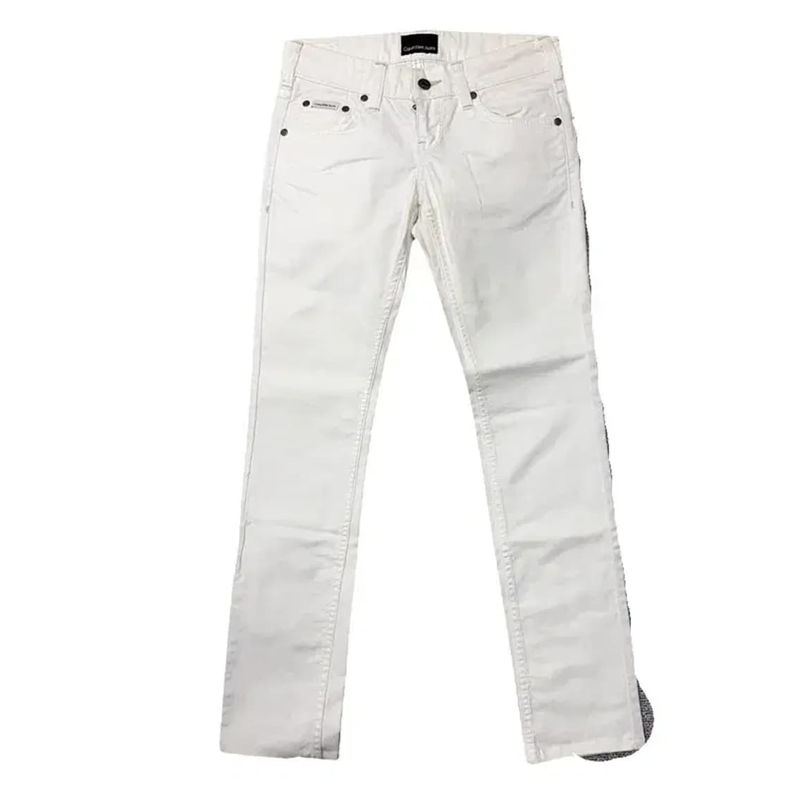 캘빈클라인 여성 화이트 청바지 25 32 상품이미지1