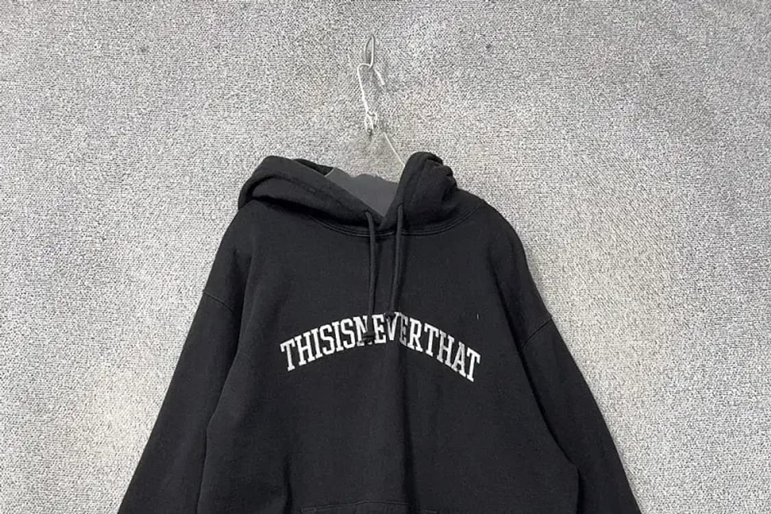 디스이즈네버뎃 스펠 로고 후드티 XL 상품이미지3