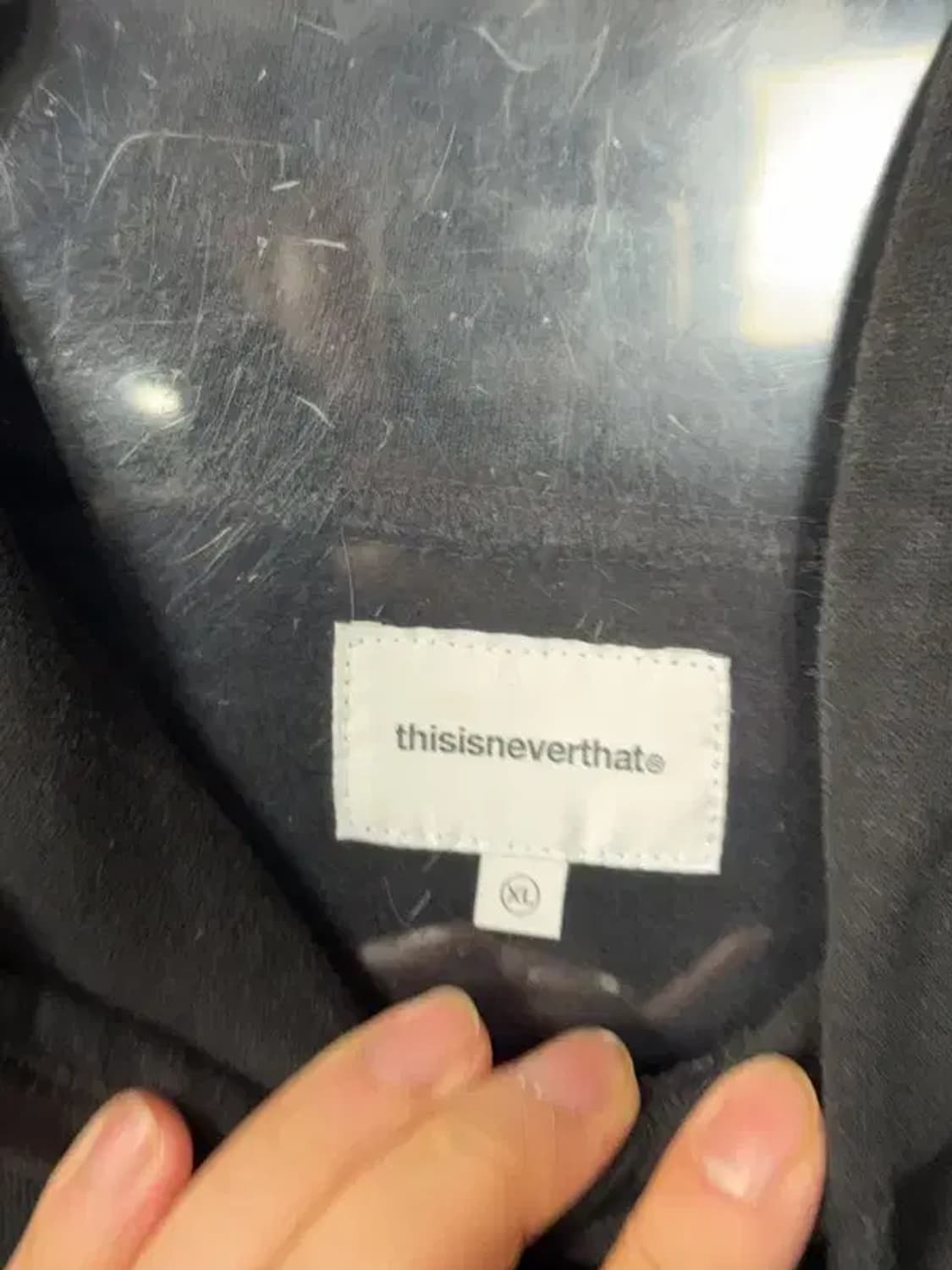 디스이즈네버뎃 스펠 로고 후드티 XL 상품이미지6