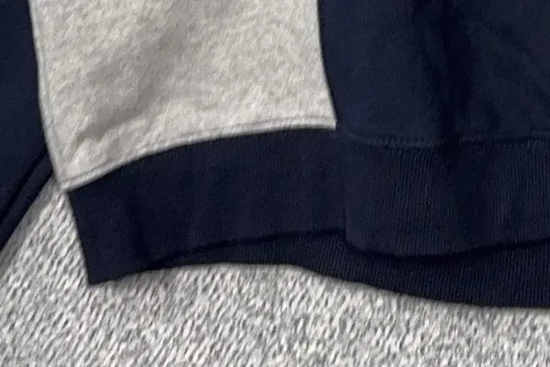 아메스월드와이드 자수 로고 네이비 맨투맨 L 상품이미지5