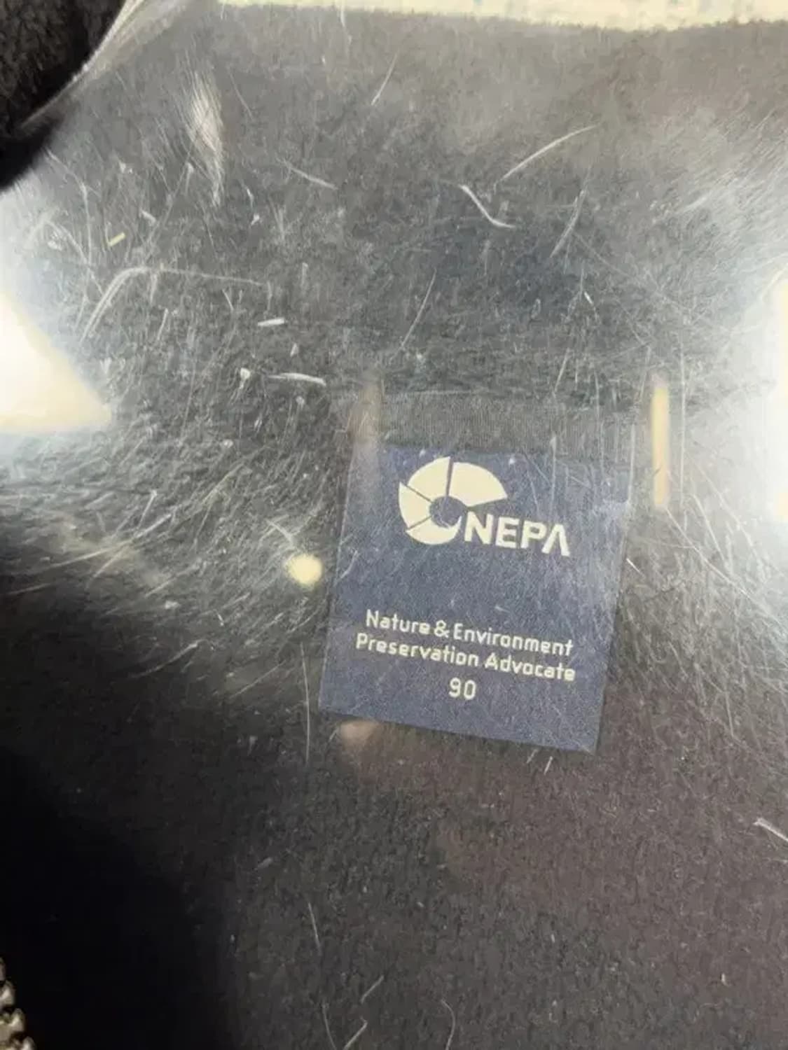 네파 호피 패턴 오버핏 뽀글이 후리스 XS 상품이미지5