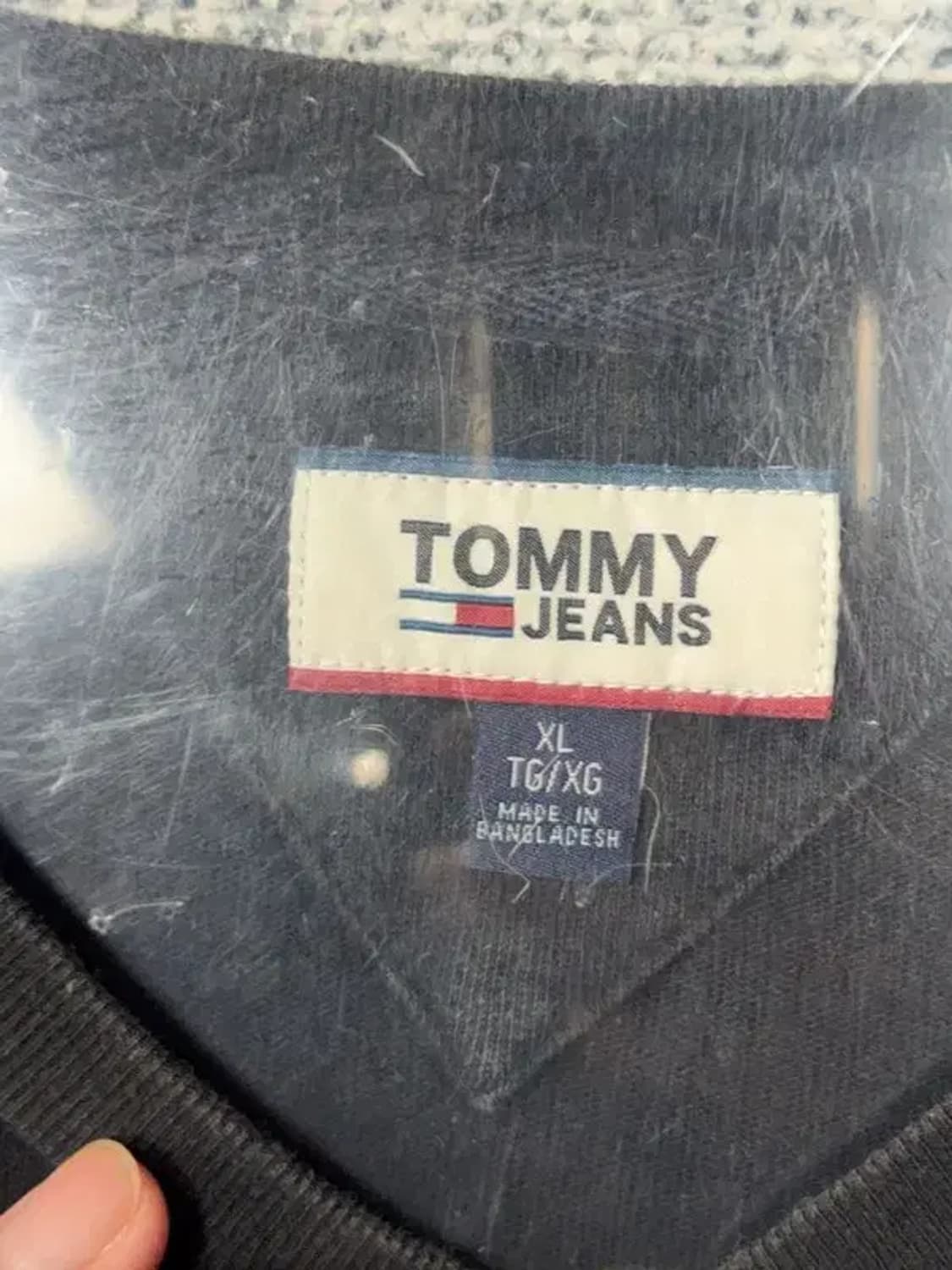 타미 진스 블랙 긴팔티 XL TG/XG 상품이미지7