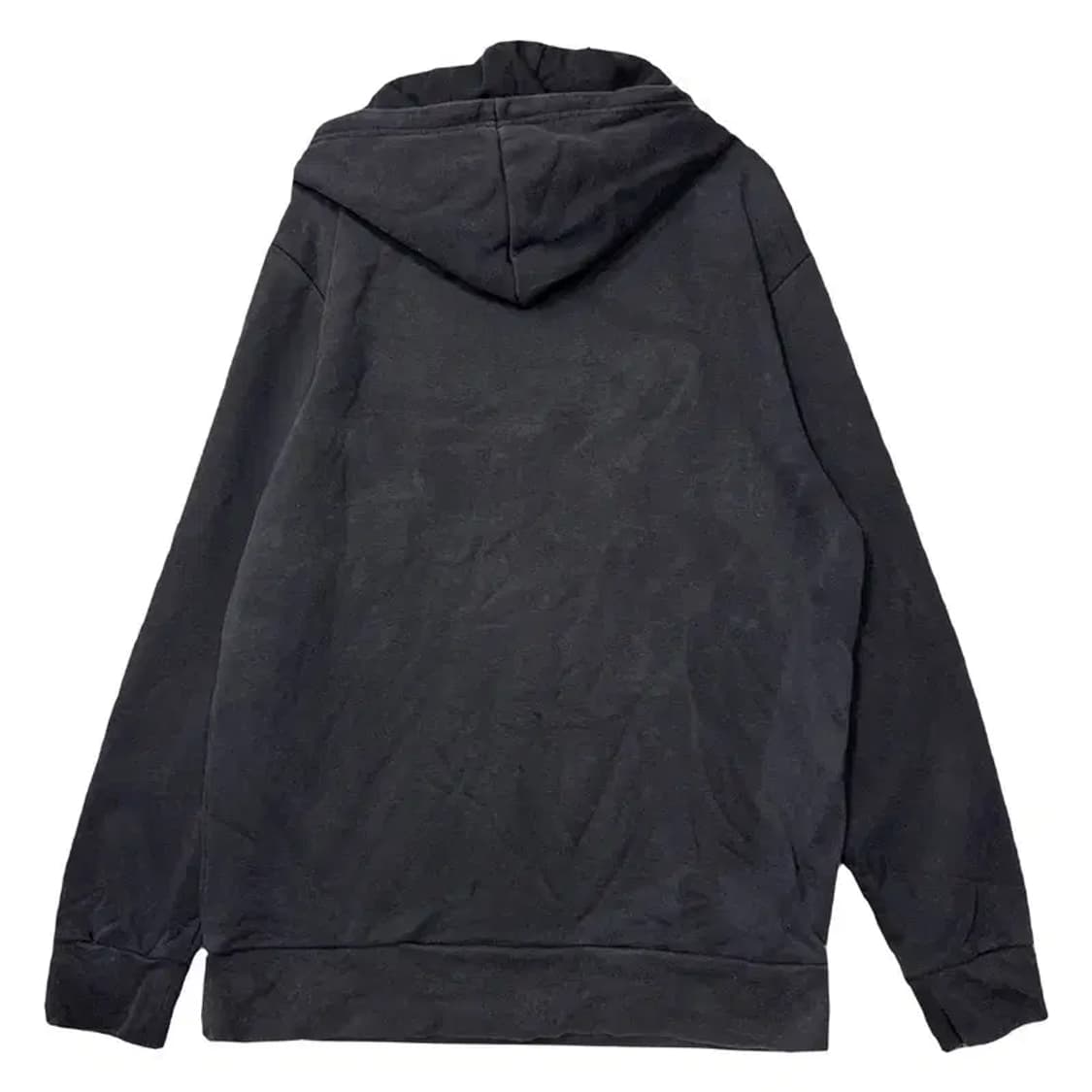 아디다스 프린팅 블랙 빅로고 후드티 110 상품이미지2