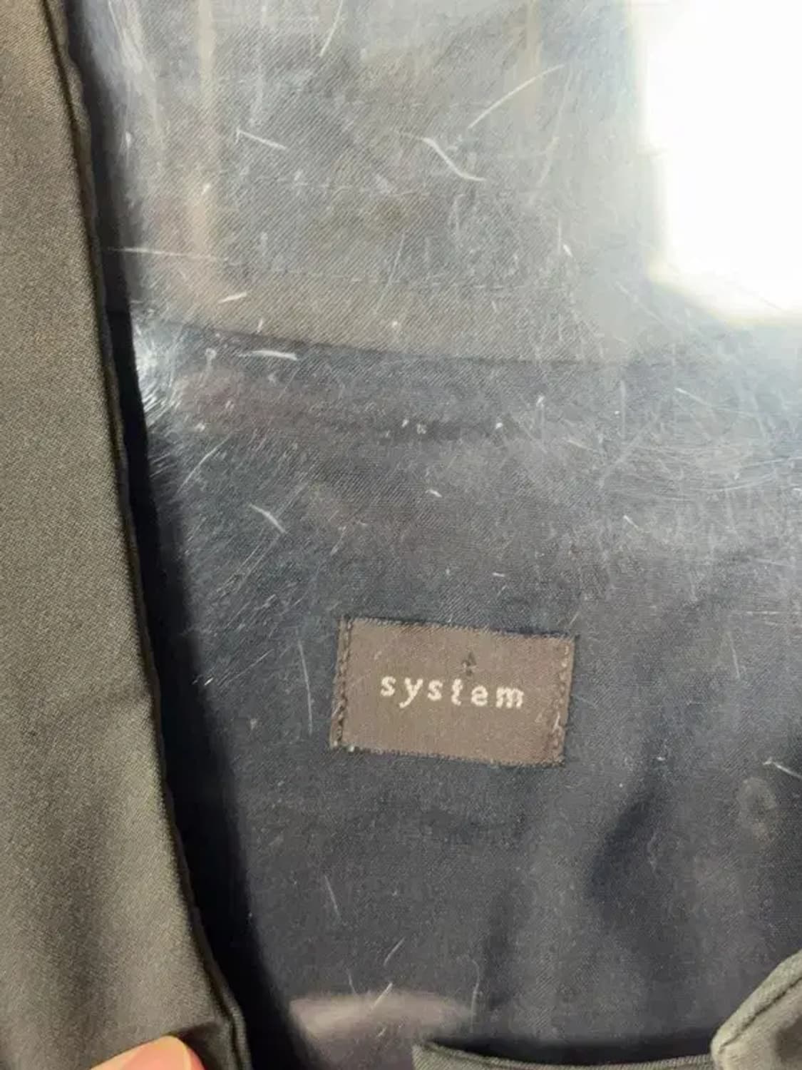 시스템 블랙 여성 클래식 벨티드 나일론 자켓 82-94-160 상품이미지5