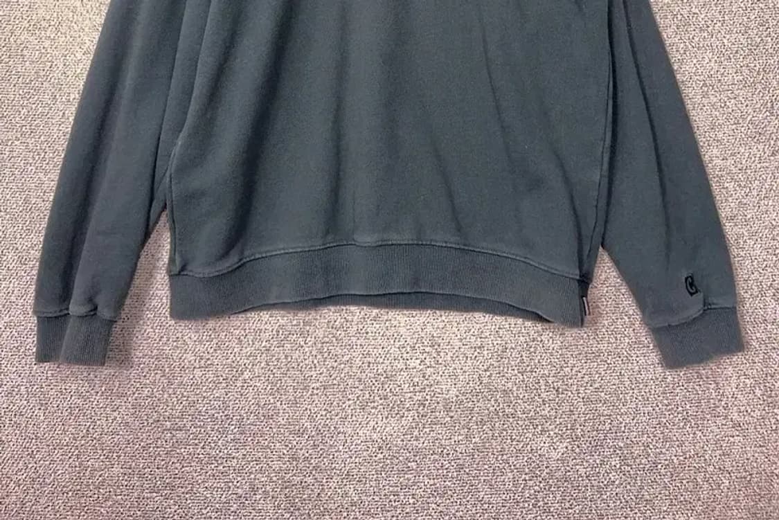 커버낫 청록 자수 로고 빈티지 맨투맨 L 상품이미지4