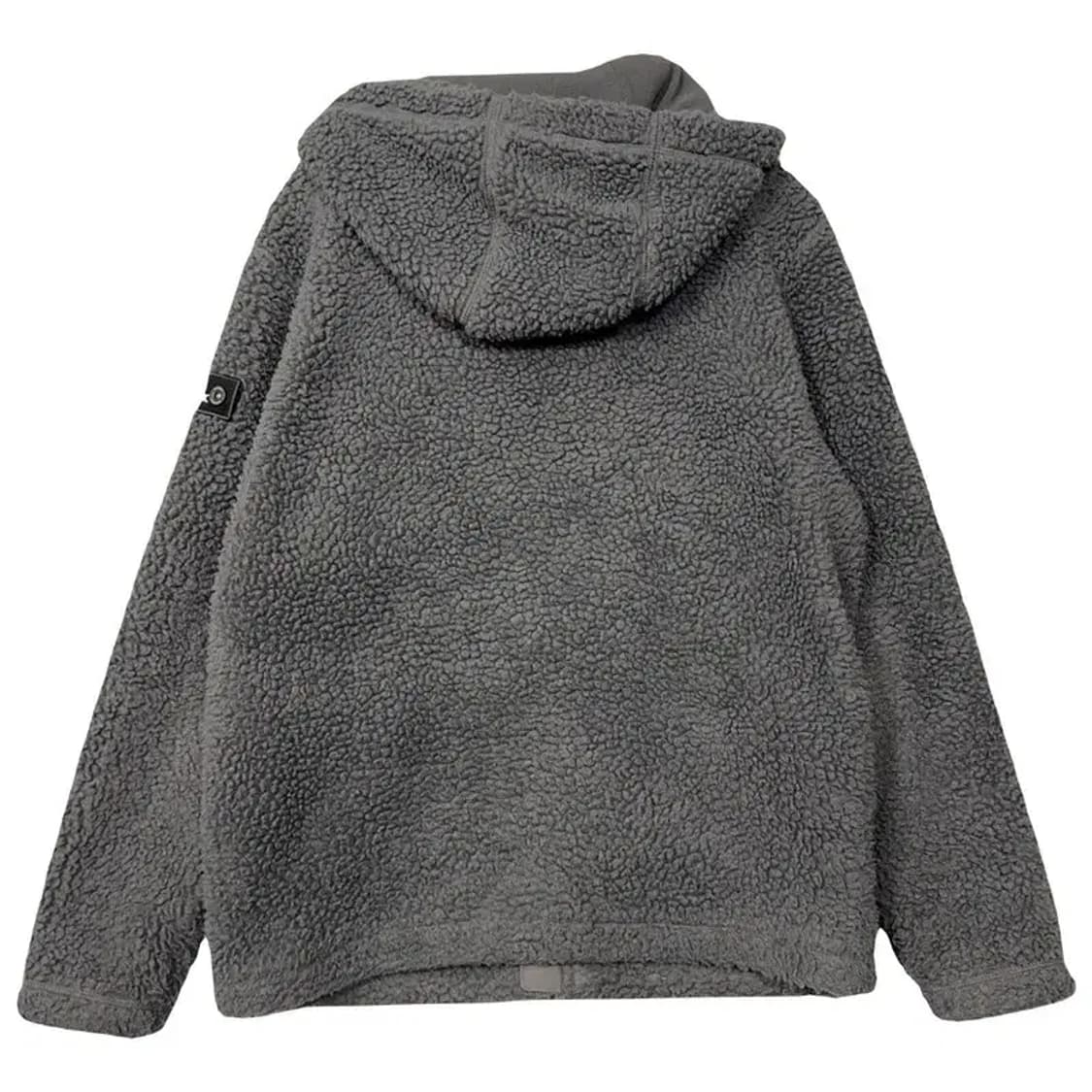 내셔널지오그래픽 그레이 로고 양털 뽀글이 후리스 S 상품이미지2