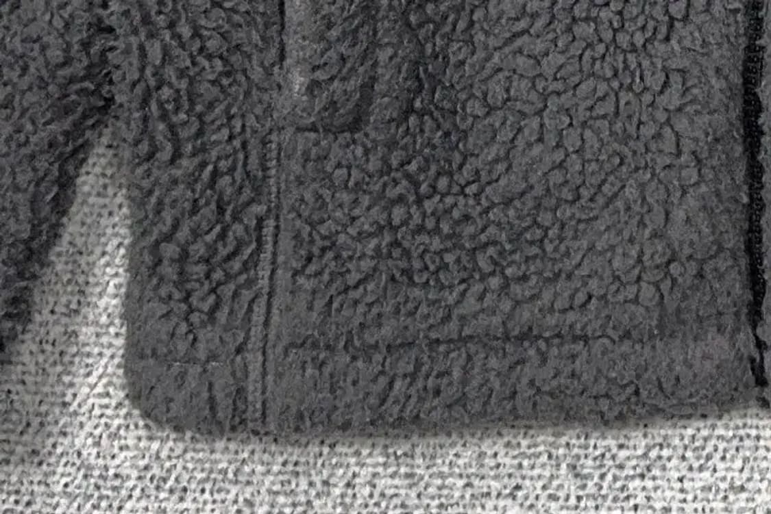 내셔널지오그래픽 그레이 로고 양털 뽀글이 후리스 S 상품이미지5