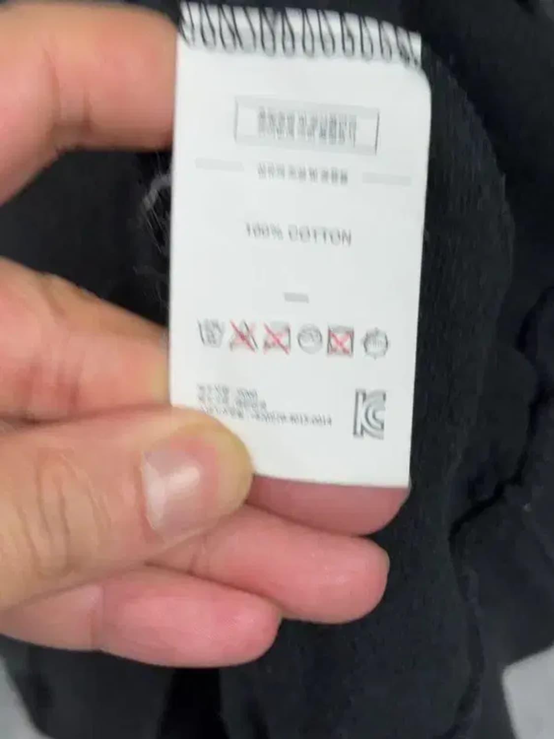 디스이즈네버댓 블랙 프린팅 오버핏 카라 맨투맨 S 상품이미지7