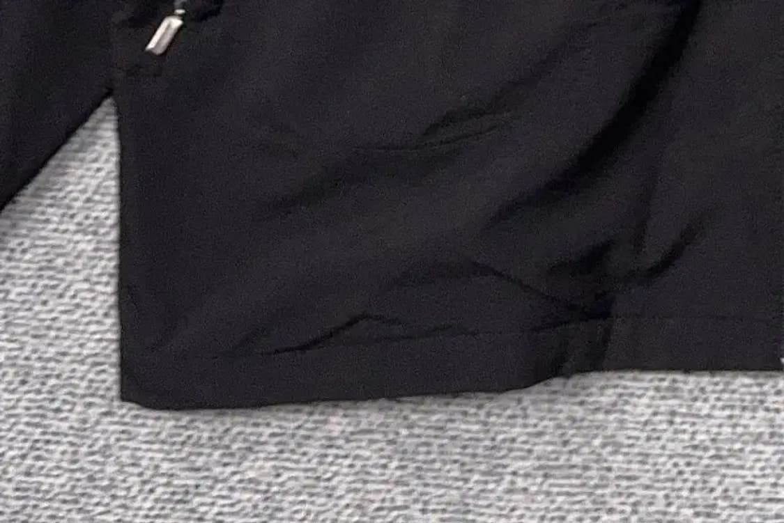 아디다스 블랙 로고 삼선 바람막이 110 상품이미지5