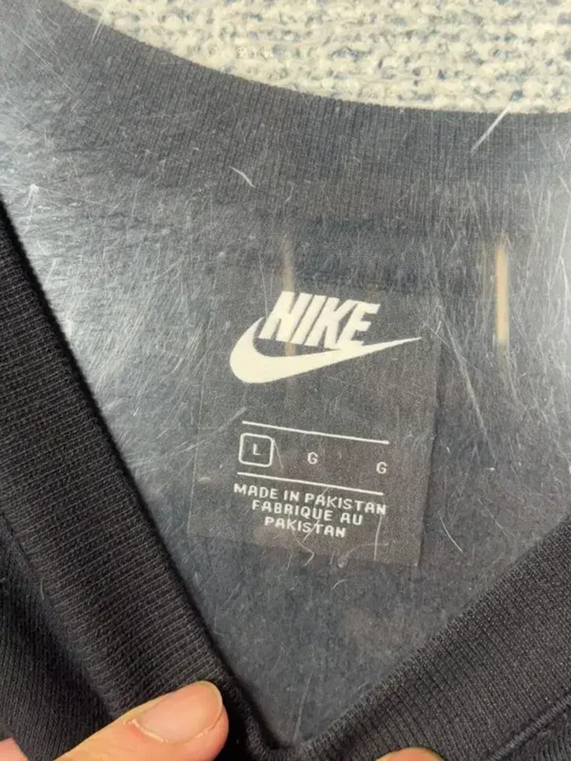 나이키 박스 프린팅 블랙 맨투맨 L 상품이미지7