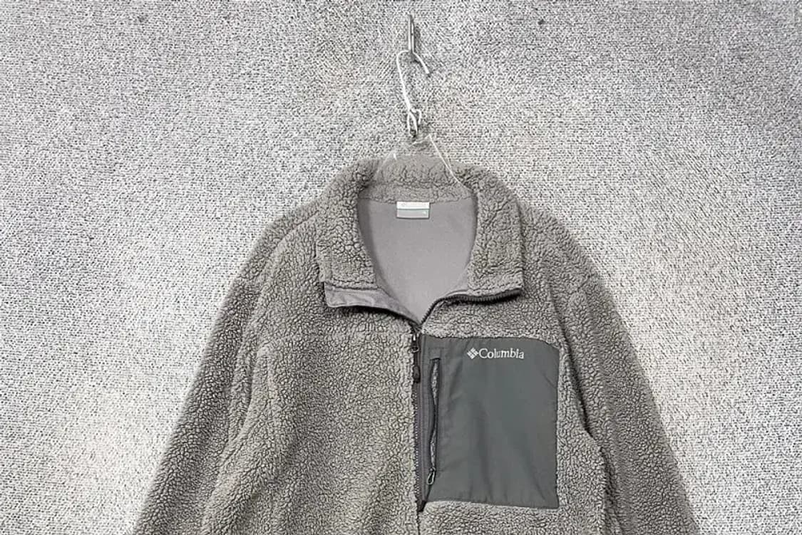 콜롬비아 라이트 그레이 뽀글이 후리스 XL 상품이미지3