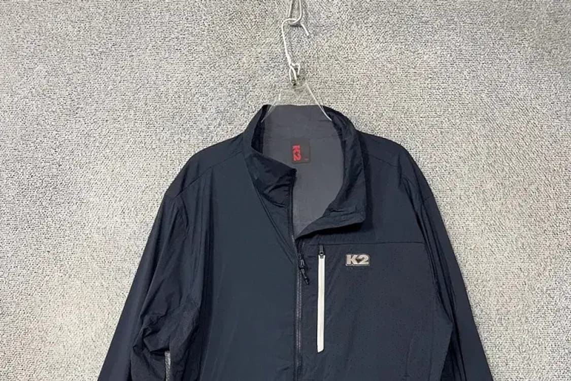 K2 네이비 로고 기능성 바람막이 105 상품이미지3