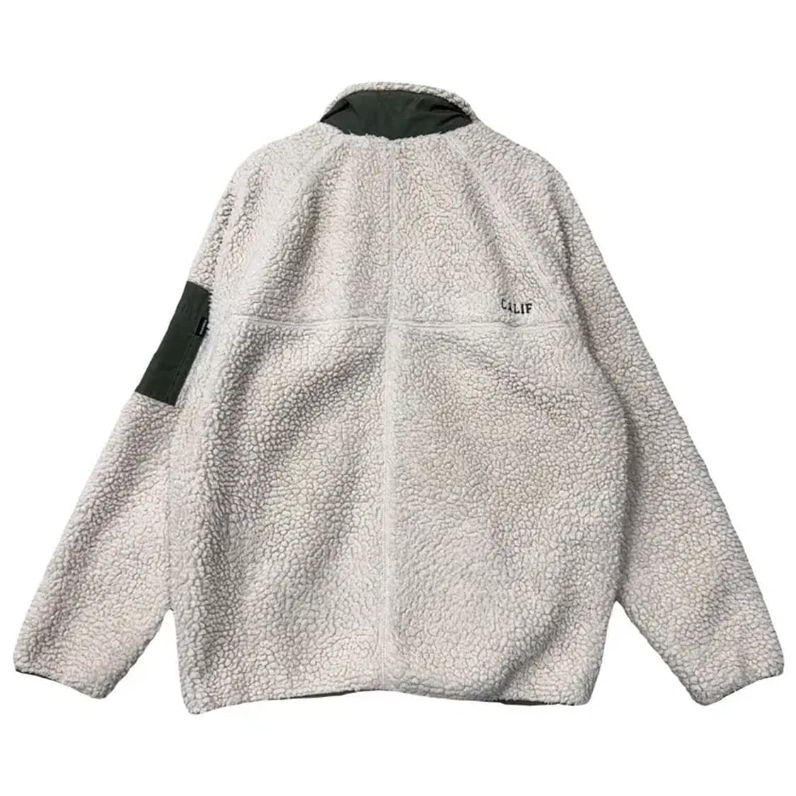 후아유 베이지 오버 사이즈 뽀글이 후리스 S 상품이미지2