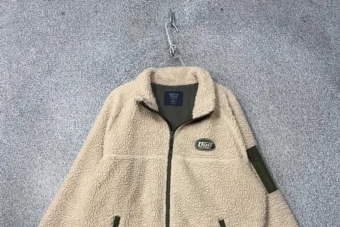 후아유 베이지 오버 사이즈 뽀글이 후리스 S 상품이미지3