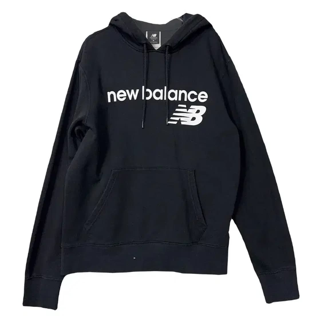 뉴발란스 프린팅 블랙 후드티 M 상품이미지1