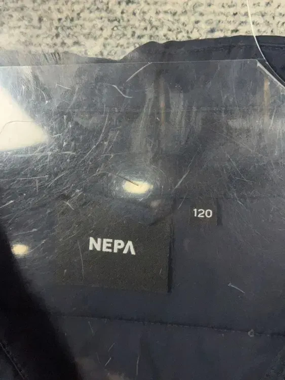 네파 네이비 구스다운 남성 오버 사이즈 경량 패딩 120 상품이미지7