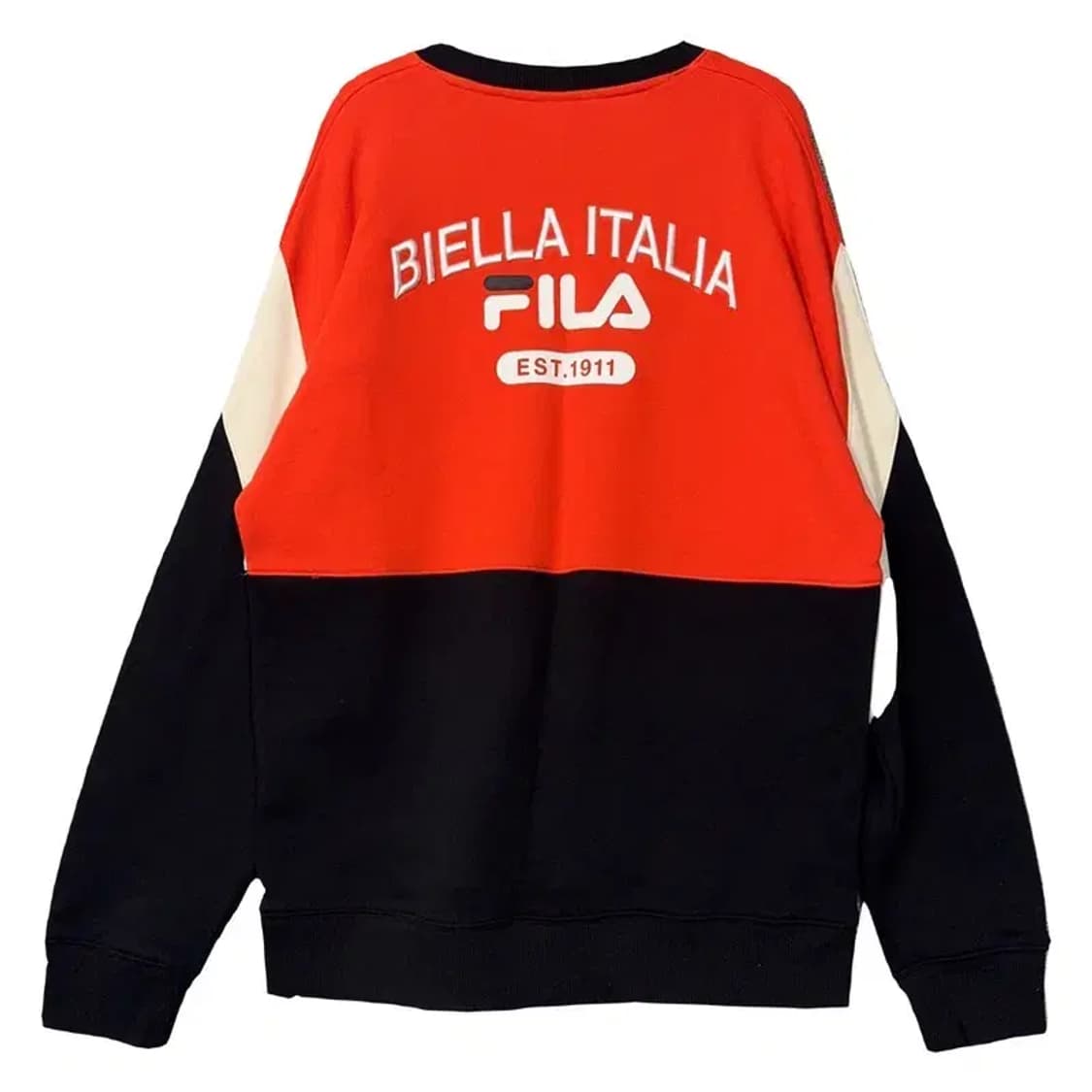 휠라 다채색 로고 맨투맨 LARGE 상품이미지2