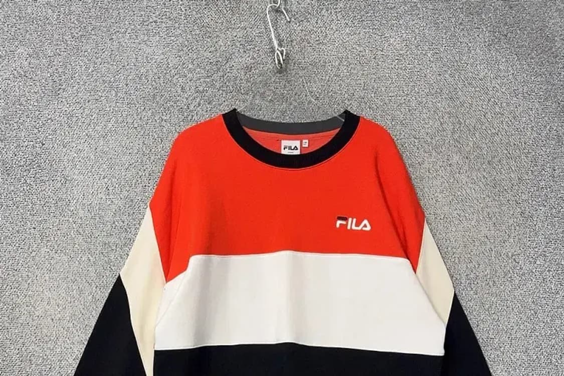 휠라 다채색 로고 맨투맨 LARGE 상품이미지3