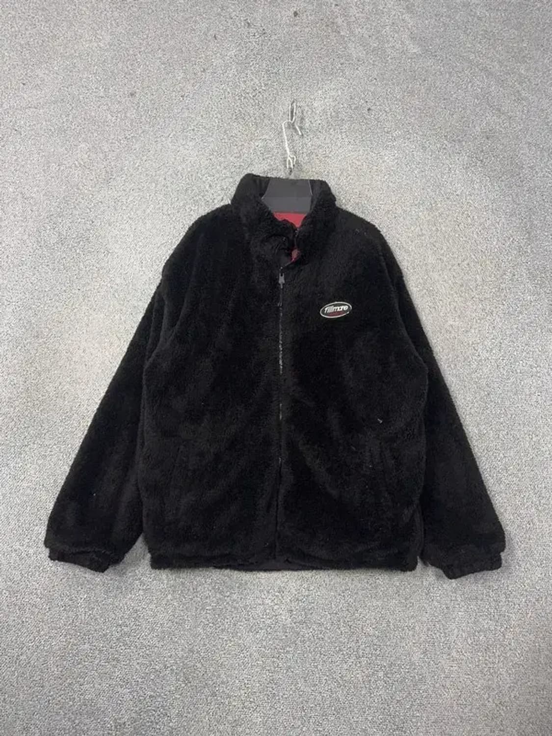 후아유 양면 블랙 다채색 뽀글이 점퍼 S 상품이미지3