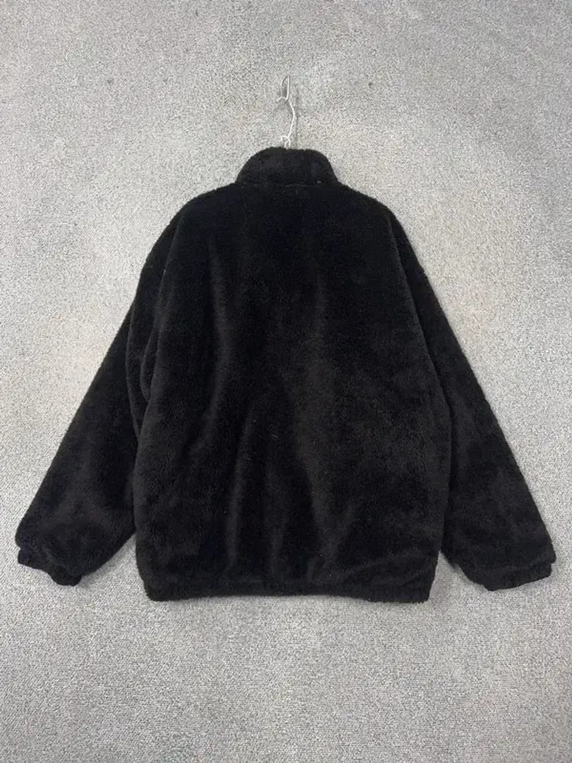 후아유 양면 블랙 다채색 뽀글이 점퍼 S 상품이미지4