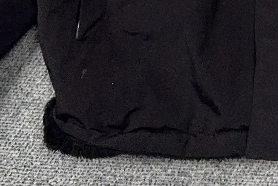 후아유 양면 블랙 다채색 뽀글이 점퍼 S 상품이미지7