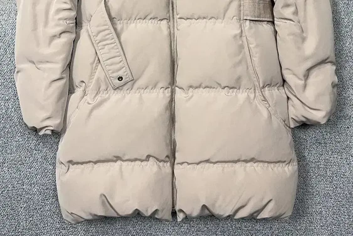 쉬스미스 크림 벨티드 다운 롱패딩 55 상품이미지4