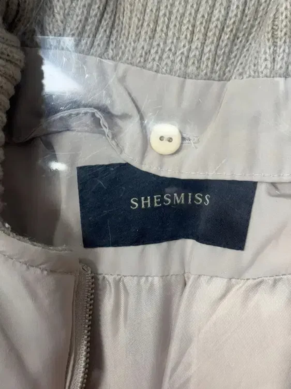 쉬스미스 크림 벨티드 다운 롱패딩 55 상품이미지6