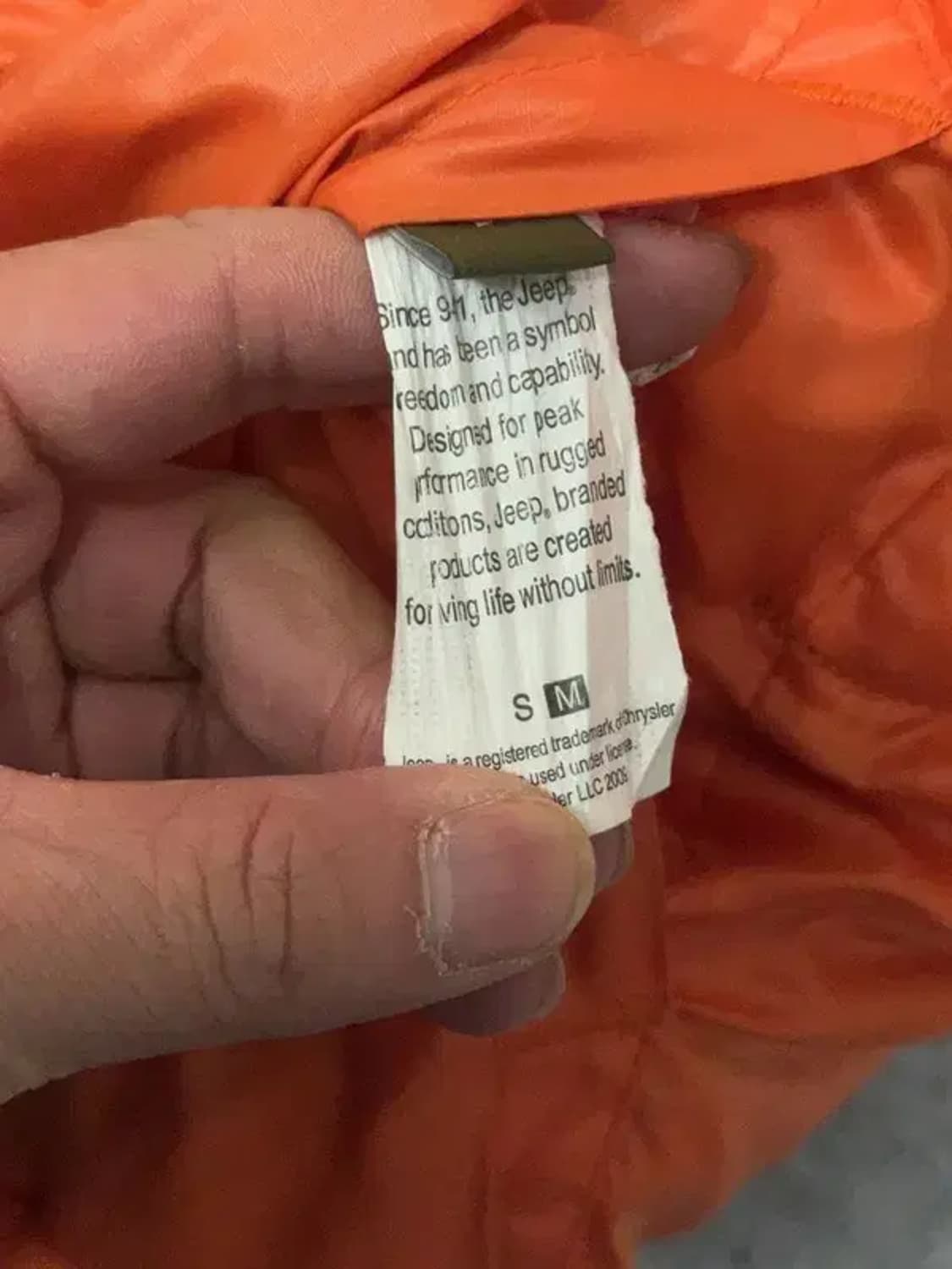 지프 레드 패치 빈티지 패딩 조끼 M 상품이미지10