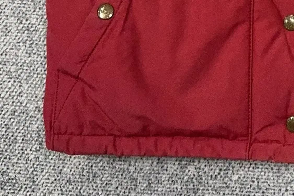 지프 레드 패치 빈티지 패딩 조끼 M 상품이미지6