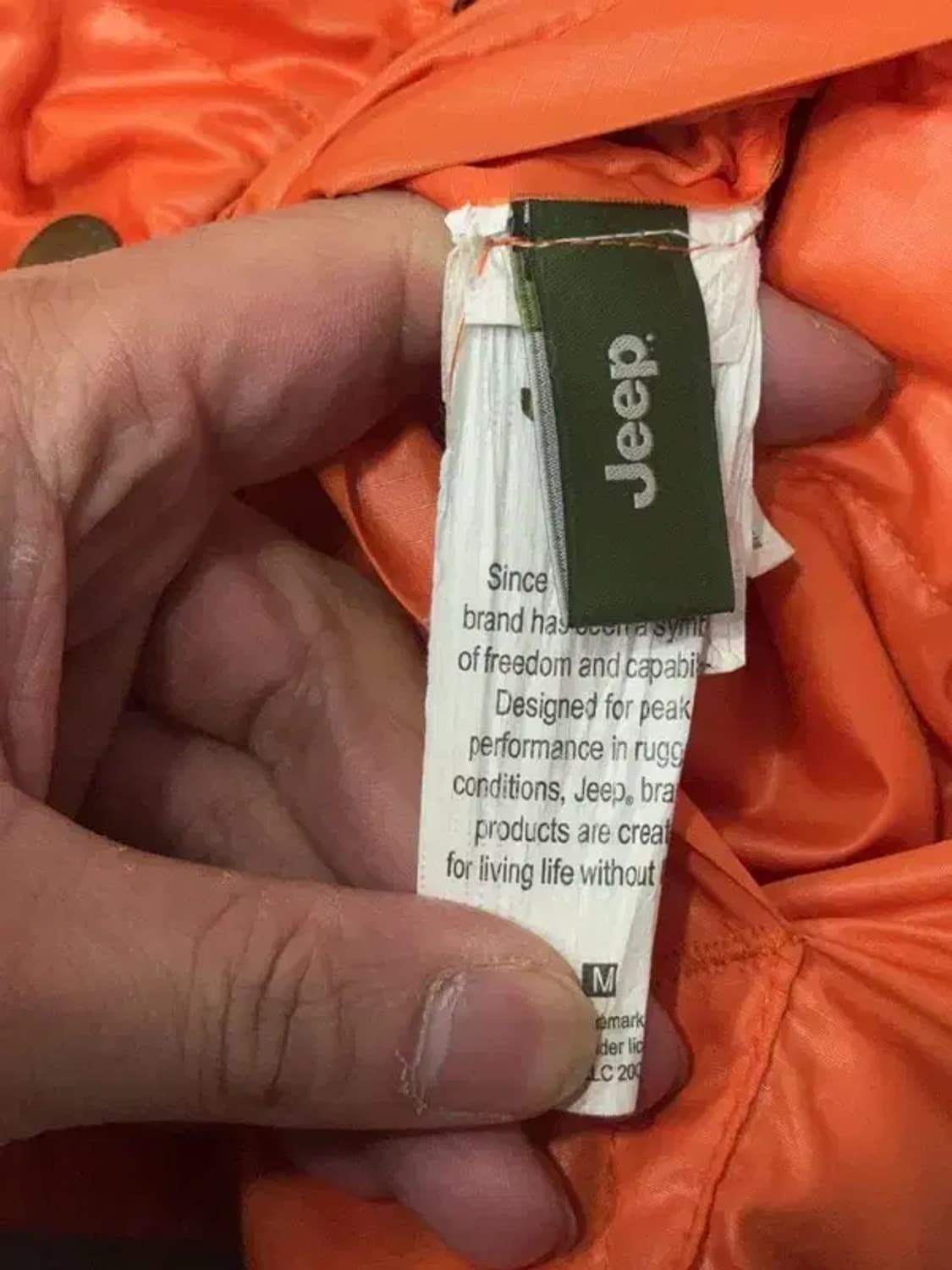 지프 레드 패치 빈티지 패딩 조끼 M 상품이미지9