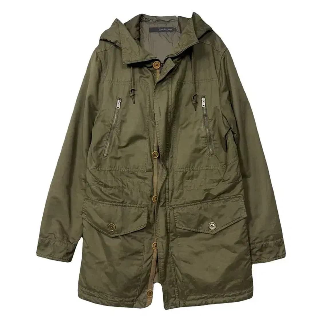캘빈클라인 카키 빈티지 야상 점퍼 코트 XL 상품이미지1
