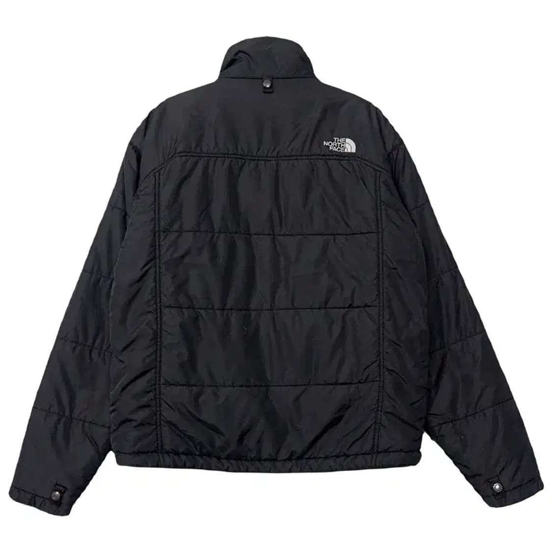 노스페이스 블랙 로고 경량 퀄팅 점퍼 90 상품이미지2
