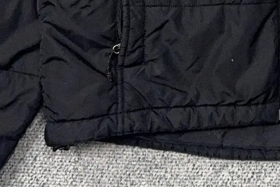 노스페이스 블랙 로고 경량 퀄팅 점퍼 90 상품이미지6