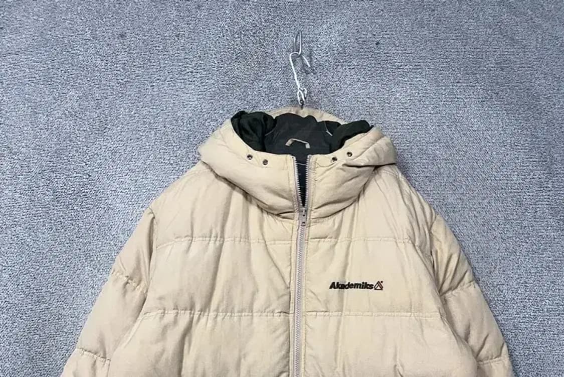 아카데믹스 올드스쿨 y2k 아이보리 패딩 XL 상품이미지3